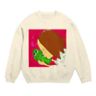 デミの楽しいアイテムショップのアボカド大好き Crew Neck Sweatshirt