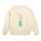 のんつ屋のニラ Crew Neck Sweatshirt