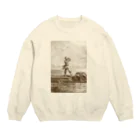 古書　天牛書店の海底二万マイル・ネモ船長＜ジュール・ヴェルヌ＞ Crew Neck Sweatshirt