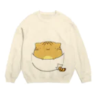 辛口ムースのポケットinちぃねこ Crew Neck Sweatshirt