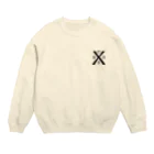 9640 Xsea’s （クロシオ クロッシーズ）のXsea’s  1POINT LOGO Crew Neck Sweatshirt