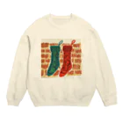 In the Sun storeのクリスマスソックス Crew Neck Sweatshirt