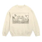 oopisのスリッパでステップ Crew Neck Sweatshirt