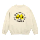 kocoon（コクーン）の虎視眈々タイガー Crew Neck Sweatshirt