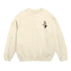 maemaedanの投げちゅうさぎ Crew Neck Sweatshirt