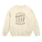 ＊momochy shop＊のクラリネットとうさぎ(一色) Crew Neck Sweatshirt