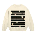 くいなの母の巻き寿司ボーダー Crew Neck Sweatshirt