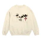 Laminaの大熊猫×白發中 Crew Neck Sweatshirt