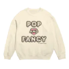 COSMICmagicalsのPOP AND FANCY もも Crew Neck Sweatshirt