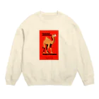 YS VINTAGE WORKSのチェコ　プラハ動物園　ラクダ Crew Neck Sweatshirt