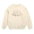 coeur.yu（クードットユー）の「うたた寝はケーキを食べてから」 Crew Neck Sweatshirt