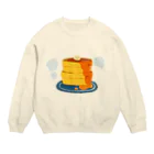 ちくわぶのほかほかパンケーキ Crew Neck Sweatshirt