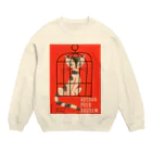 YS VINTAGE WORKSのチェコ　映画「Veliko sudjenje」ポスター　籠猫 Crew Neck Sweatshirt