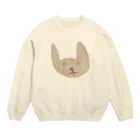 kika_drawingのおなかがすいてるいぬ Crew Neck Sweatshirt