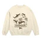 タバタ画房のKEEP OUT Crew Neck Sweatshirt