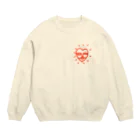 chillian235のハート Crew Neck Sweatshirt