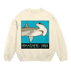 LalaHangeulのHammerhead shark(撞木鮫) Crew Neck Sweatshirt