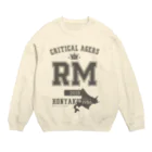 レゲエくんショップのCRITICAL AGERS RM（グレーロゴ） Crew Neck Sweatshirt