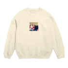 うちのネコ様のしおごま Crew Neck Sweatshirt