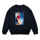 NORAの波乗りおばあちゃん Crew Neck Sweatshirt