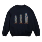 乳酸菌おじさんのモルゲッソヨ Crew Neck Sweatshirt