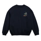 mayon's animal shopのバイクTシャツ　レトロなダックス Crew Neck Sweatshirt