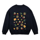 カワウソとフルーツのフルーツセットB Crew Neck Sweatshirt