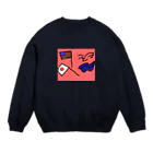 smolpond のtrip America-Japan Crew Neck Sweatshirt