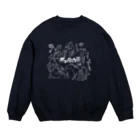 poniponiの馬の愛で方(白線) Crew Neck Sweatshirt