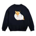 nins・にんずのイングリッシュモルモットのるもちゃん Crew Neck Sweatshirt