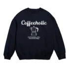 かえる商店のCOFFEEHOLIC white logo スウェット