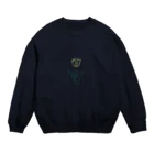 R2の黄色いチューリップスウェット Crew Neck Sweatshirt