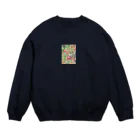 たびのきろくのflower03 Crew Neck Sweatshirt