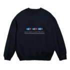 よふかしパーティーのテトラーズ Crew Neck Sweatshirt