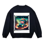 Piglet-828のダイエット休止中 Crew Neck Sweatshirt