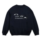 Crabs' Promenade カニの散歩道のCrabs' Promenade Geosesarma Mix Black Crew Neck Sweatshirt