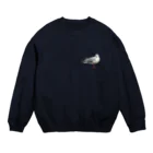 山の門のかもめ　正面 Crew Neck Sweatshirt