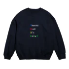 fdy.incのTGIF_white Crew Neck Sweatshirt