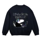 ミナミコアリクイ【のの】のゲームのために生きている【ミナミコアリクイ】 Crew Neck Sweatshirt