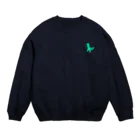 ピーマンたべたい。のぽかーんざうるす Crew Neck Sweatshirt