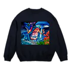 引田玲雄 / Reo Hikitaの原始的生命 Crew Neck Sweatshirt