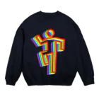 しゅんやのピクト[デジタル]虹.ver シリーズ Crew Neck Sweatshirt