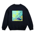 ariariartのBlue submarine【コラボ作品】 Crew Neck Sweatshirt