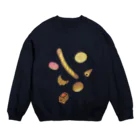 bibacchiのパンだぁいすき♡ Crew Neck Sweatshirt