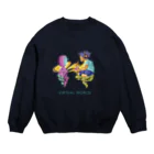 Tom Dish StoreのVIRTUAL WORLD Crew Neck Sweatshirt