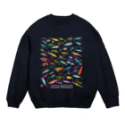 猫と釣り人のルアー_2 Crew Neck Sweatshirt