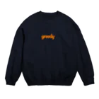 greedy_officialのgreedy ロゴ Crew Neck Sweatshirt