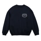 くりえいてぃっど by はりーの社交的なカワウソ(しろ) Crew Neck Sweatshirt