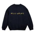 NOの「カレーなら食べたい」アラビア語　秋色4 Crew Neck Sweatshirt