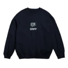 16TEST-精密性格診断テスト【公式】のゾウ型のなかまたち Crew Neck Sweatshirt